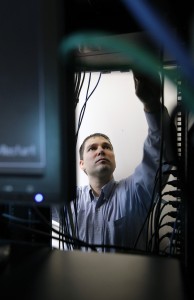 Craig Petronella has a company in Raleigh, N.C., that helps when people or businesses are hit with a computer virus. There is a new kind of ransom virus called CryptoLocker going around that locks a computer unless money is paid electronically to the hackers. (Chris Seward/Raleigh News & Observer/MCT)