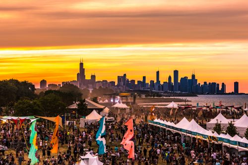 Mamby on the Beach, Chicago's first and only beachside music festival, celebrated its second year in 2016. (Photo courtesy of Michele D'Amaro / React Presents)
