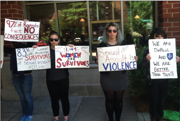 Silent protest speaks volumes: DPUnite stages protest on campus
