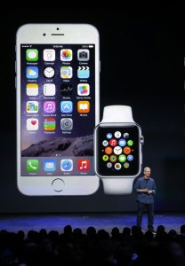 Apple Inc. introduced the iPhone 6, iPhone 6 Plus, and Apple Watch in Cupertino, Calif. Tuesday Sept. 9. Photo by Karl Mondon/MCT Campus.