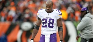 Minnesota Vikings running back Adrian Peterson. (Minneapolis Star Tribune / Tribune News Services)