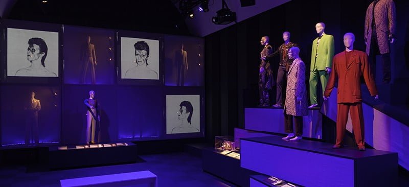 Installation view, David Bowie Is, MCA Chicago. Sept. 23-Jan. 4, 2015. Photo: Nathan Keay, The David Bowie Archive. Courtesy of the MCA Chicago.