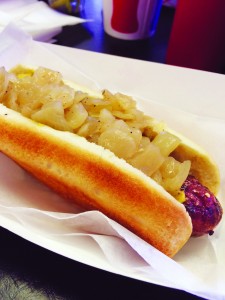 The Paul Kelly, one of the hot dog's on the menu at Hot Doug's. Maggie Galagher | The DePaulia