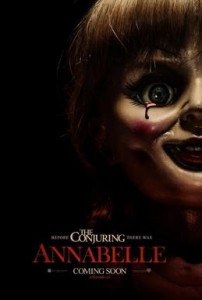 Theatrical poster for "Annabelle." (New Line Cinema)