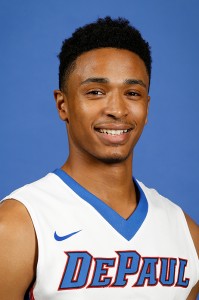 Sophomore guard Darrick Wood. (Photo courtesy of DePaul Athletics)