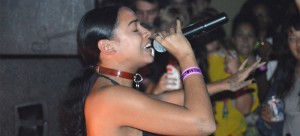 Princess Nokia opens for Mykki Blanco. (Kevin Quin / The DePaulia)