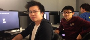 Christopher Djaja (left) and Harrison Fang (right) met at DePaul because of their passion for League of Legends and are now key members of the university’s E-Sports community. (Joseph Troiano / The DePaulia)