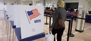 Voter turnout is often low in the 18-to 29-year-old age group. Because politicians respond to their voting constituencies, low voter turnout in this age group can greatly shift political agendas away from student concerns, such as the high price of tuition and interest on student loans. (Mark Duncan | AP)