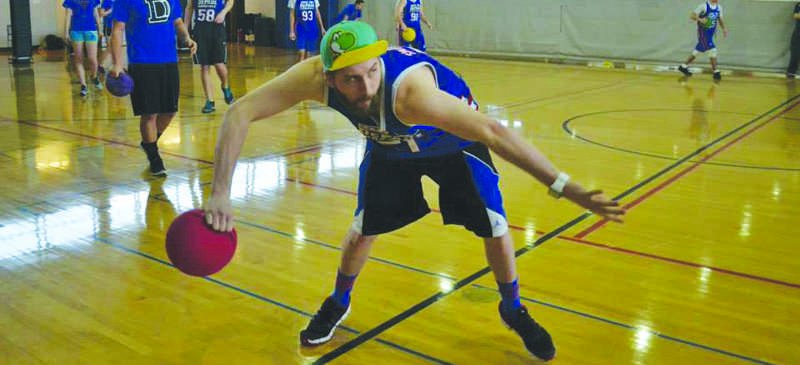 Dodgeball club co-president Sam Murphy has been in the club since his freshman year of college. (Photo courtesy DePaul Dodgeball Club)