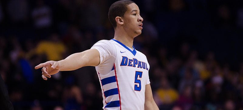 "If you can defend, you have a great chance at winning. ... You see some talented teams, but the teams that play together are the teams that are going to win." - Billy Garrett Jr. of DePaul men's basketball (File photo)