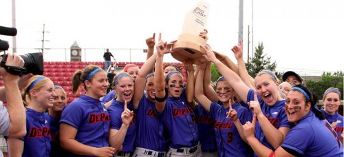 Softball will look to defend its 2014 Big East regular season and tournament titles. (Photo courtesy of DePaul Athletics)