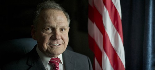 Alabama Chief Justice Roy Moore has led the efforts to oppose federally ordered gay marriage in the state. (Brynn Anderson | AP)