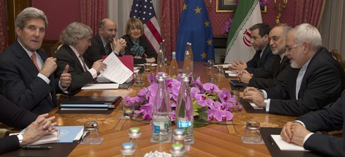 World leaders negotiate a deal limiting Iran's nuclear program in exchange for the cessation of economic sanctions against Iran. (AP Photo/Brian Snyder, Pool, FILE)