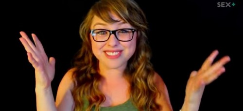 Sex education activist Laci Green hosts her series Sex+ on YouTube. (Creative Commons)