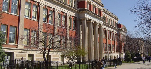 Lincoln Park High School, located just blocks away from DePaul’s campus, is one of the better performing schools in CPS. But uncertainty reigns as the system faces large pension payments and other costs that exceed revenue. (Photo courtesy of Kseferovic | Wikimedia Commons)