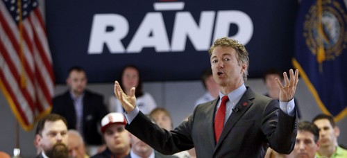 2016 Republican presidential candidate Rand Paul. (AP Photo/Jim Cole)