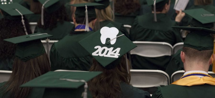 Students graduating from community colleges like College of DuPage (above) and Harry S. Truman College save money, and many transfer to larger universities. Many DePaul transfer students count themselves as alumni of the College of DuPage, located in Chicago’s western suburbs, and Harry S. Truman College in Chicago’s Uptown neighborhood. Graduates from Chicago Public Schools who maintained a B average in high school get free tuition at Truman. (Photo courtesy of COD Newsroom)