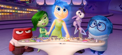 “Inside Out” takes place in the mind of 11-year-old Riley Anderson and follows her five emotions: Joy, Anger, Disgust, Fear and Sadness. (Photo courtesy of Walt Disney Pictures)