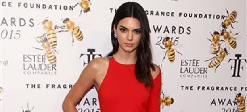 Kendall Jenner attends the Fragrance Foundation Awards at Alice Tully Hall on Wednesday, June 17, 2015, in New York. (Photo by Andy Kropa/Invision/AP)