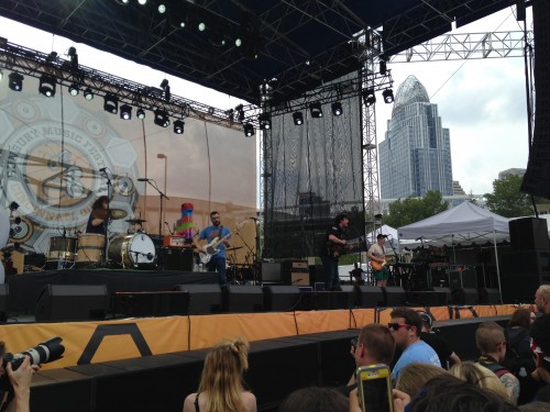 The Front Bottoms perform at Bunbury Music Festival. (Cheriden Sablik / The DePaulia)