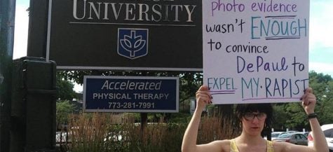 DePaul student, allies “blame the system” in sexual assault march