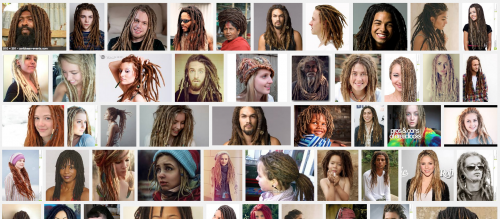 A Google Image search for dreadlocks reveals many white faces, though the hairstyle is rooted in African-American culture.