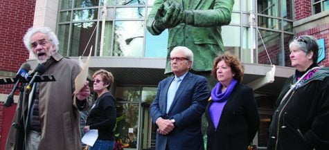 Coalition demands Koocher’s removal at press conference