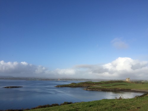 View of Bay and little castle on the side