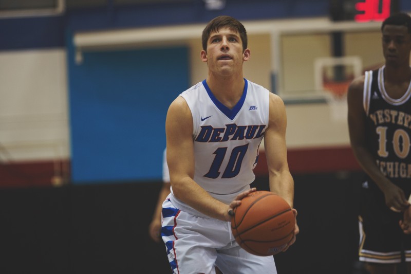 After being seriously injured at his previous college, David Molinari has gone on to receive an athletic scholarship at DePaul. (Olivia Jepsen / The DePaulia)