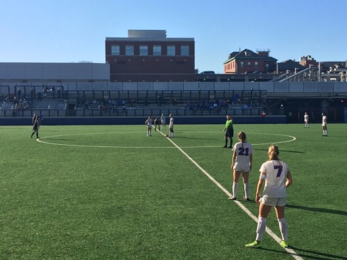 Women's soccer's loss against Providence Tuesday marks the end of the Blue Demons' season. (Zachary Holden / The DePaulia)