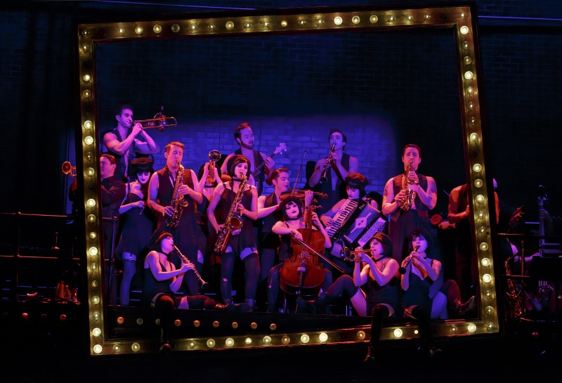 The 2016 National Touring cast of Roundabout Theatre Company’s “Cabaret.” The play opens Feb. 9 in Chicago at the PrivateBank Theatre and runs until Feb. 21. (Photo courtesy of Joan Marcus) 