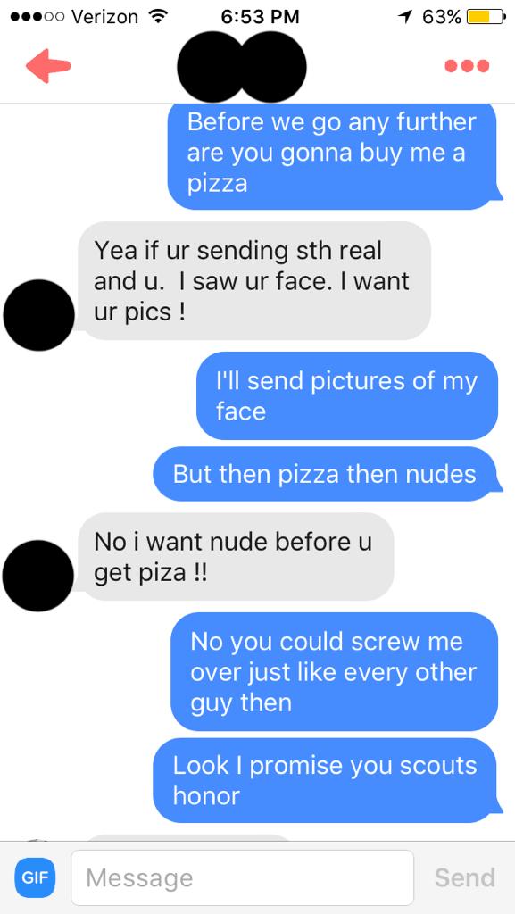 Pizza for nudes
