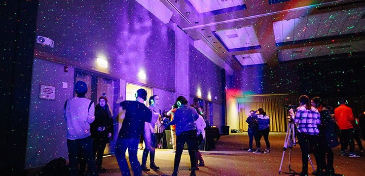 Students dance to their own beat at Silent Disco
