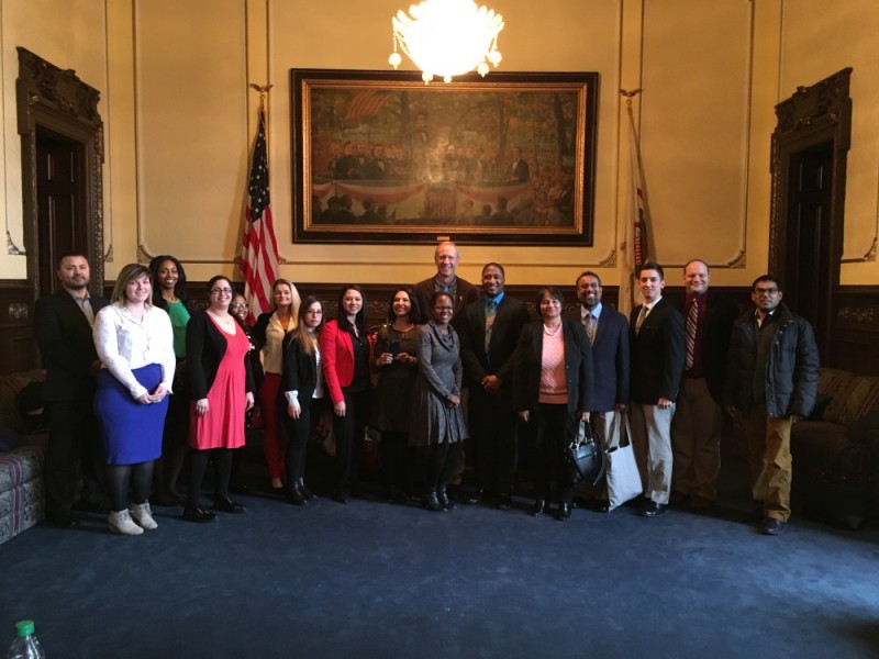 14 graduate students went to Springfield, Il., to shadow a legislator, sit in on sub-committee meetings, and see the lawmaking process occur first hand.