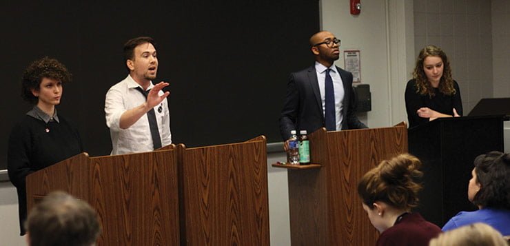 DePaul Republicans, Democrats and Socialists face-off in heated debate