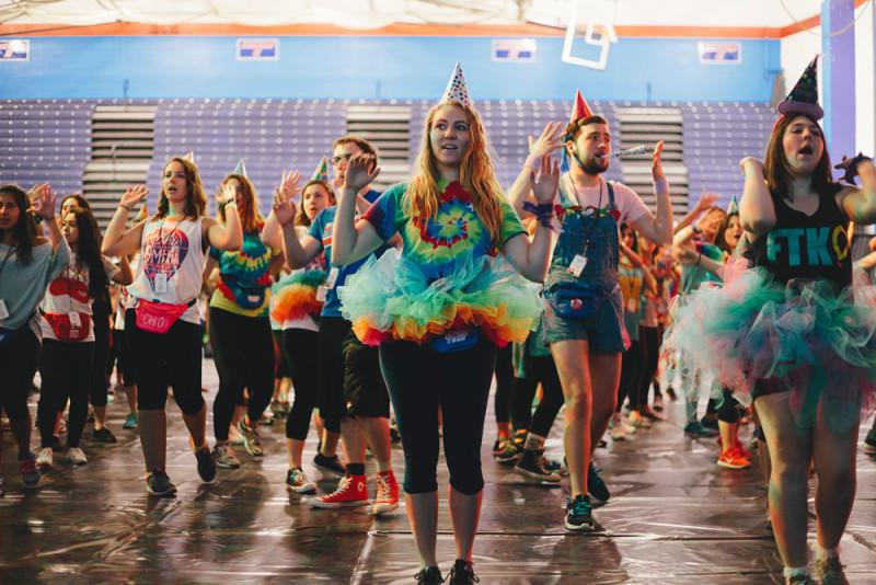 Demonthon, the yearly dance marathon, raises money for Robert and Lurie Children's Hospital. (Garrett Duncan / The DePaulia)