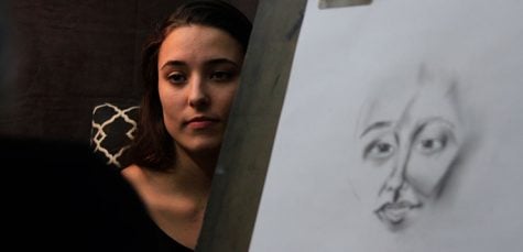 DePaul student challenges herself to draw 100 portraits in 100 days