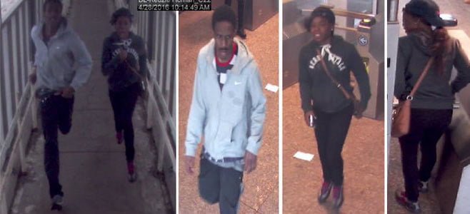 Photos of the two offenders who attacked the DePaul freshman and tried to grab her cell phone. (Photo courtesy of CPD)