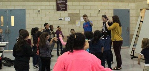 DePaul students direct performance at Bernhard Moos Elementary School