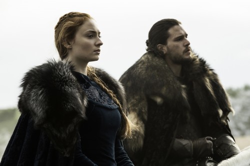 Sophie Turner, Kit Harington. photo: Helen Sloan/courtesy of HBO