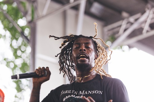 Flatbush Zombies introduced several guest singers to the stage. (Josh Leff/The DePaulia) 