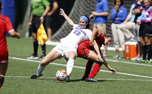 Senior defender Taylor Schissler has three goals and three assists in the season. (Photo courtesy of DePaul Athletics)