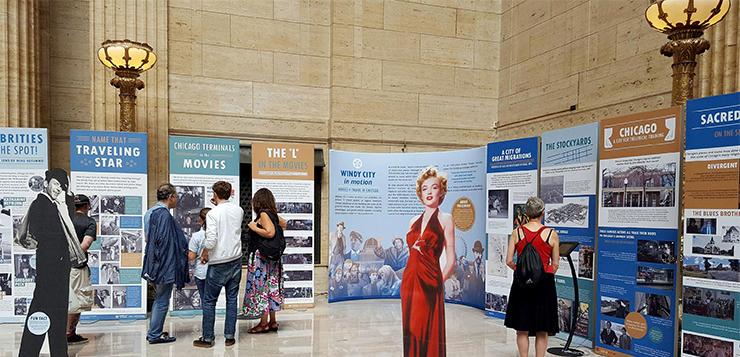 Union Stations new exhibit showcases Chicago film and travel