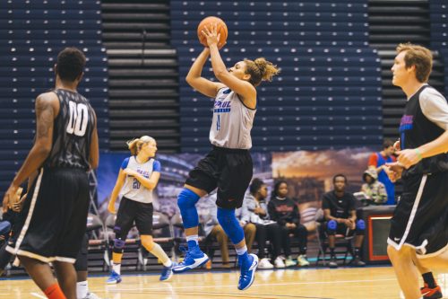 Senior guard Jessica January was named preseason Big East player of the year. (Josh Leff/The DePaulia)