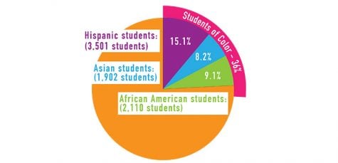 Student body most racially diverse in DePaul history