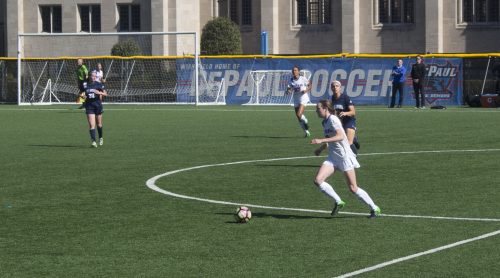 Women's soccer fell to Georgetown in the semifinals of the Big East tournament on Friday. (Connor O'Keefe / The DePaulia)