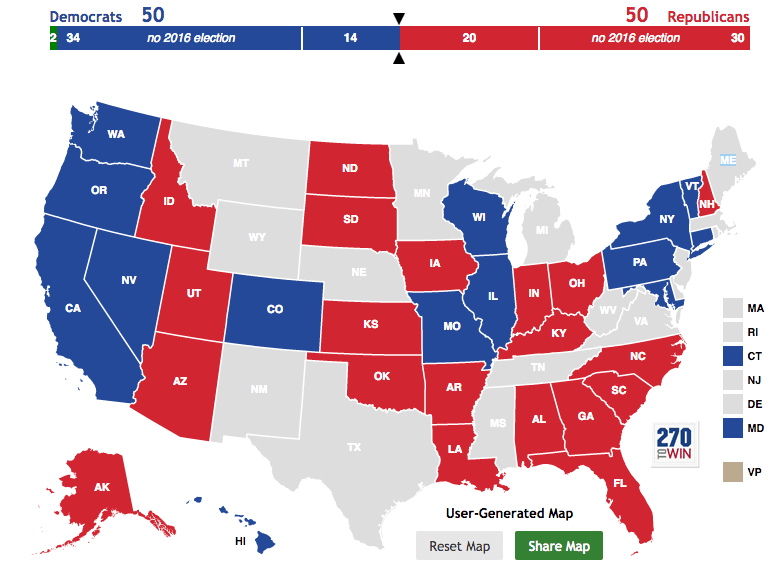 Political Editor Brenden Moore's U.S. Senate map