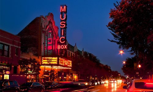 Music Box Theatre will show popular Christmas movies, as well as singalong versions, to help Chicagoans get in the holiday mood. (Courtesy of Music Box Theatre)