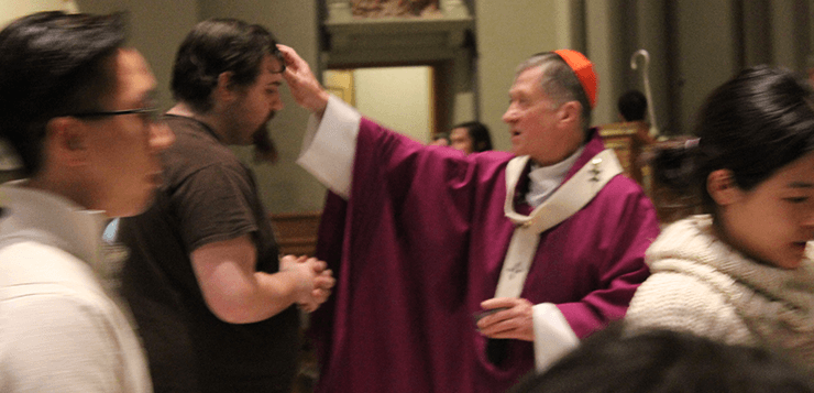 Cardinal Cupich provides late-night star power at Mass