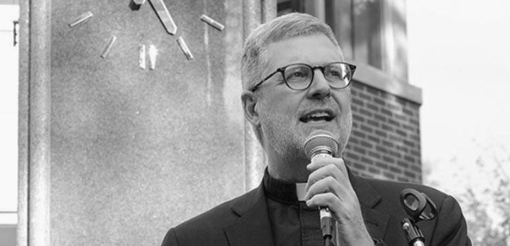 Rev. Dennis Holtschneider's last interview as president of DePaul